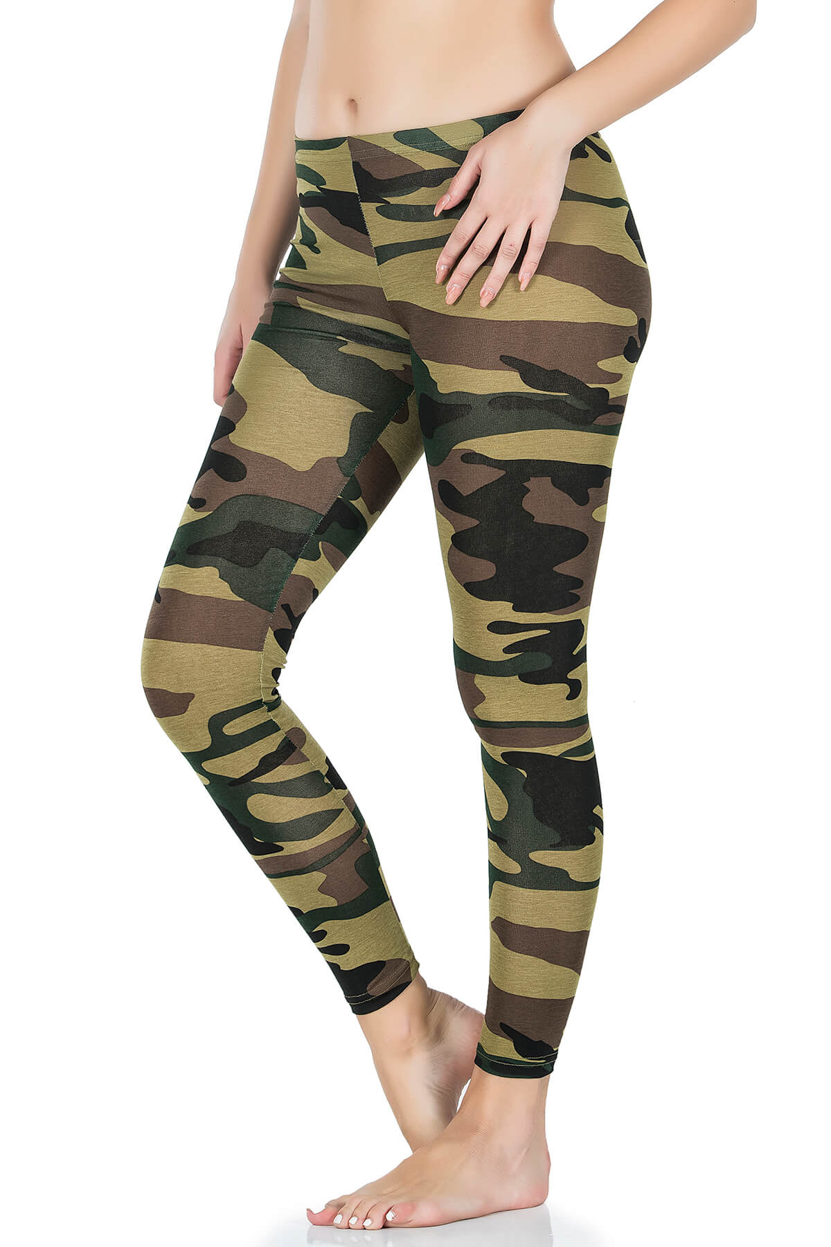 Camouflage Muster Lange Damen Leggings 443