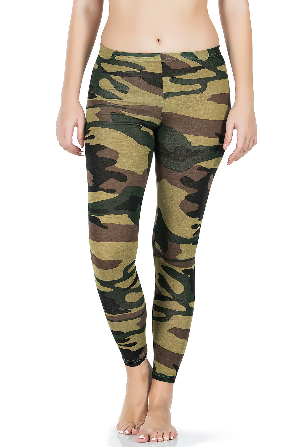 Camouflage Muster Lange Damen Leggings 443