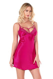 Cherry Short Satin Nightgown