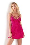 Cherry Short Satin Nightgown