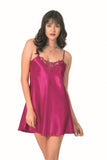 Cherry Short Satin Nightgown