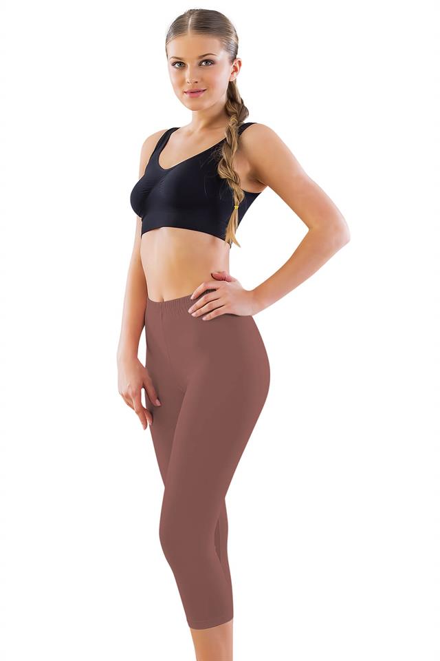 Kaffee Mi 7300 Große Capri Leggings