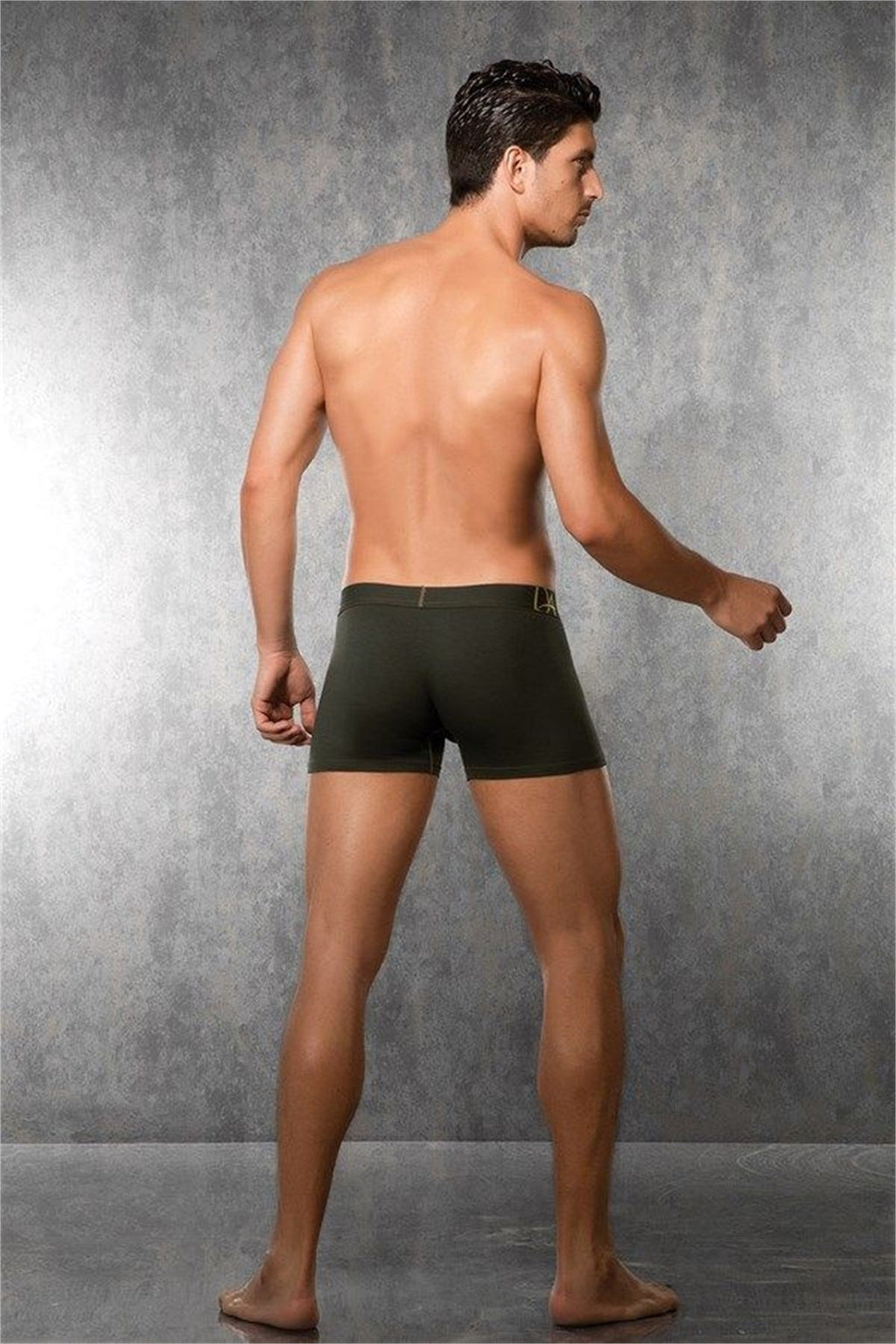 Dark Green Boxer Mens Letter 1766