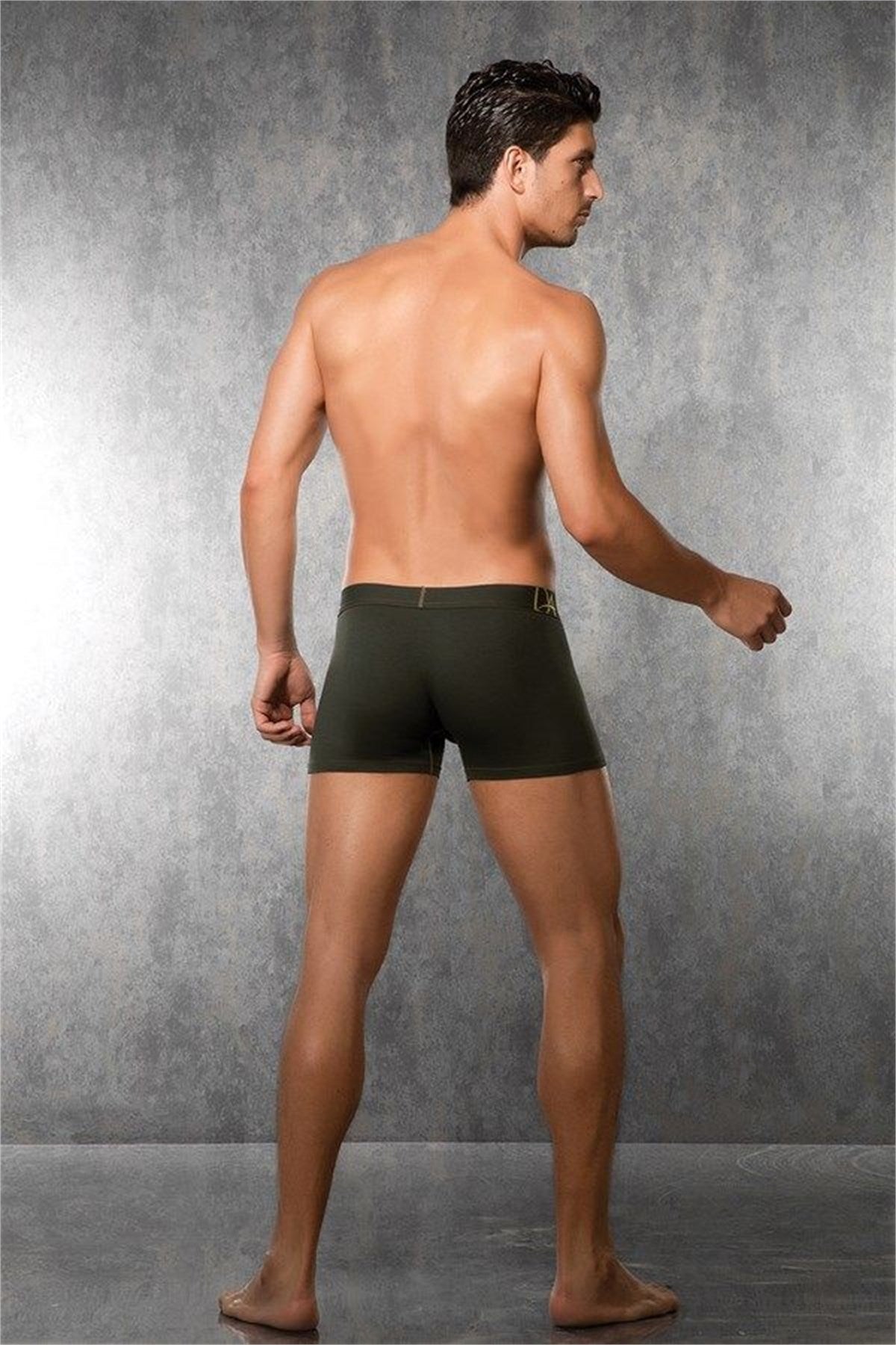 Dark Green Boxer Mens Letter 1766