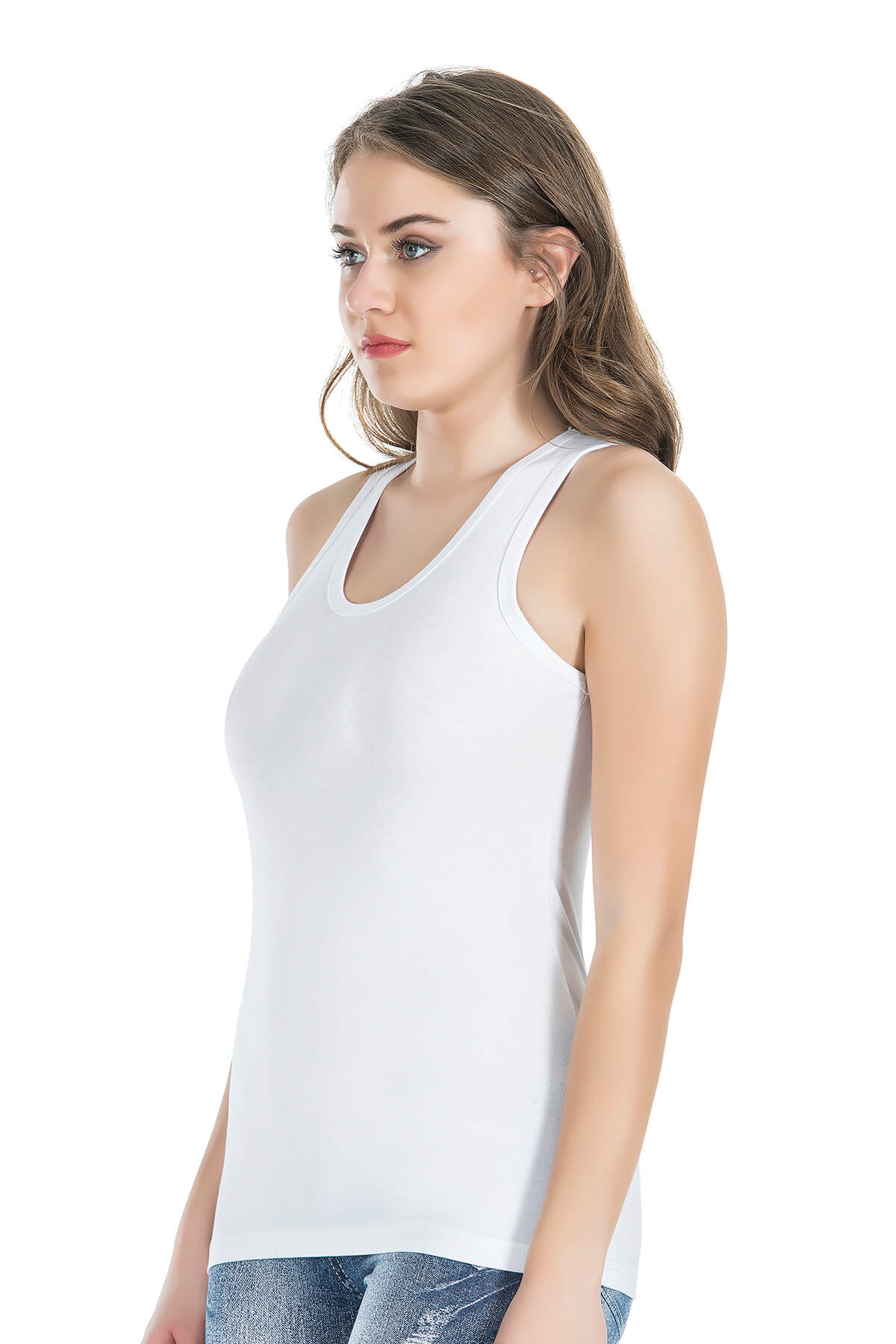 Derya Bullet Damen Tanktop mit breiten Trägern 213