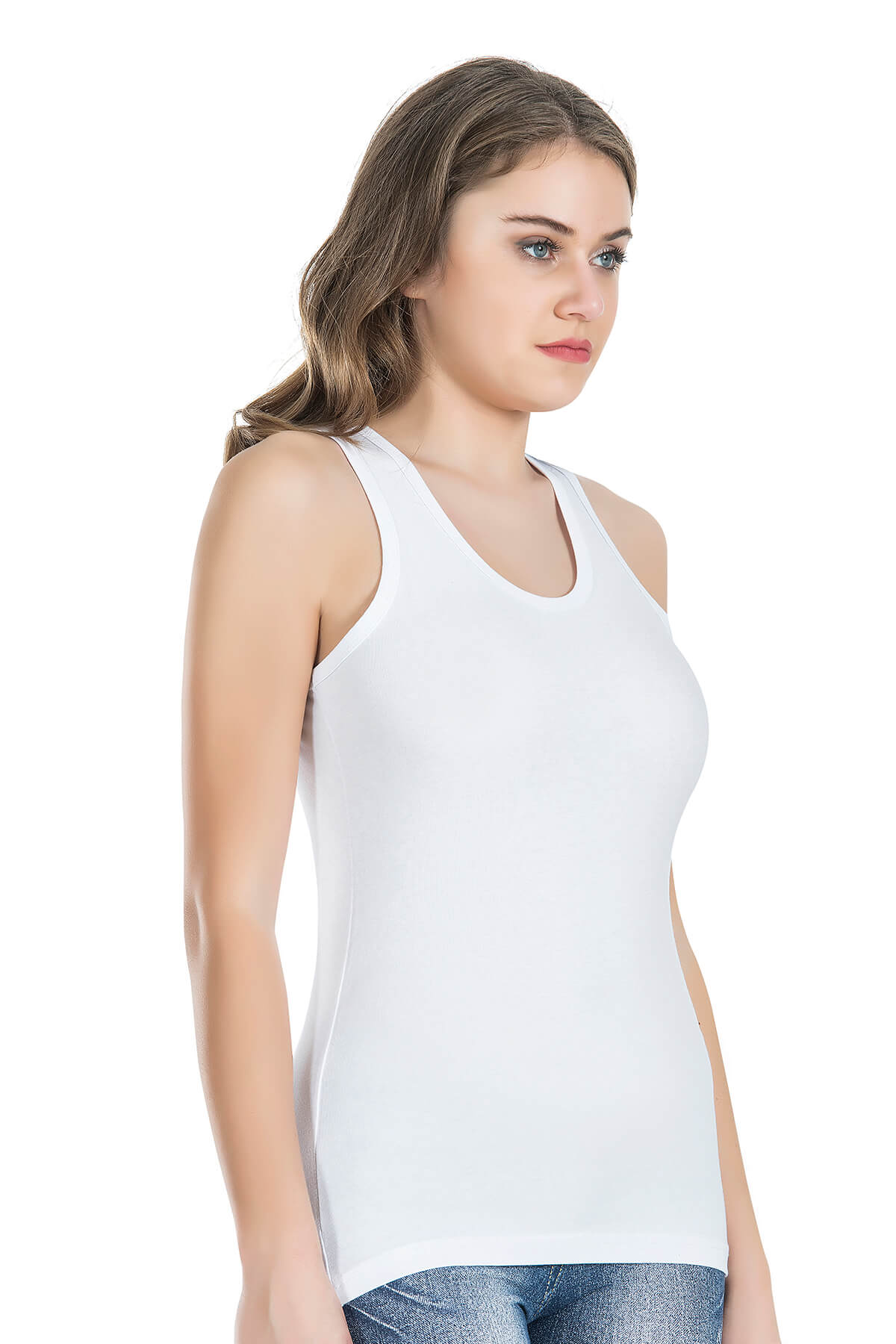 Derya Bullet Damen Tanktop mit breiten Trägern 213