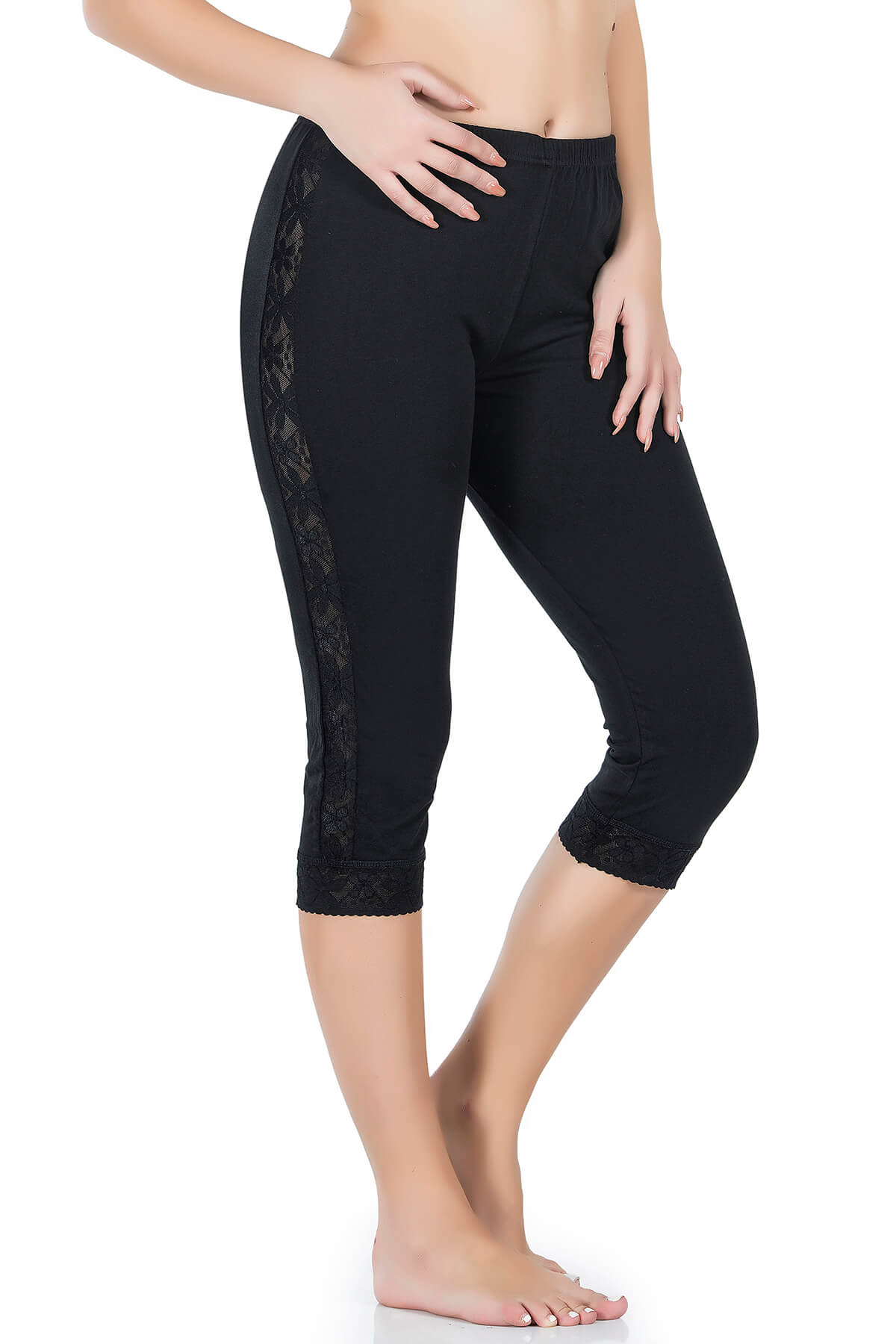 Derya Leggings Kurze Damen Leggings 417
