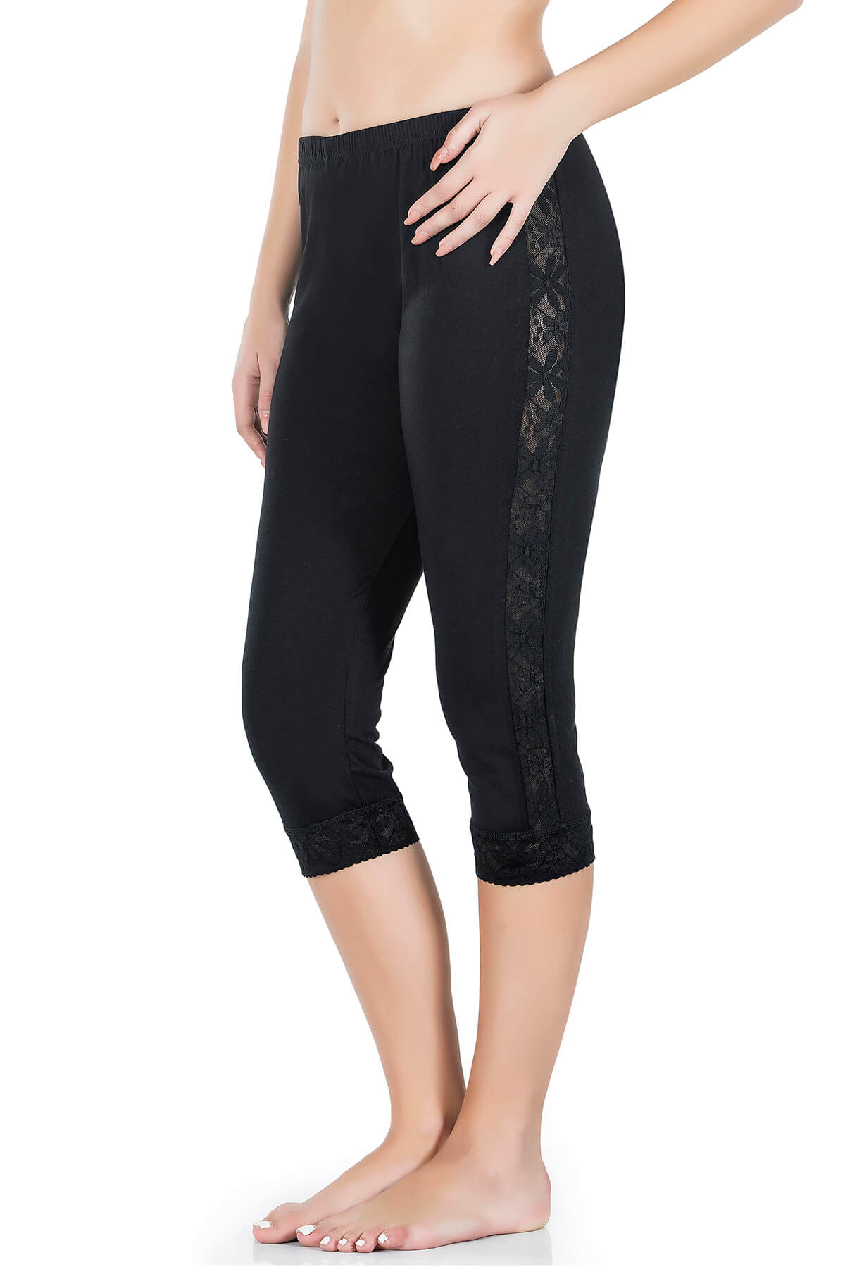 Derya Leggings Kurze Damen Leggings 417