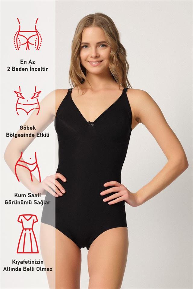 Double Boy Slip Laser Corset with Black  2821