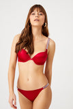 Double Push Up Shiny Cherry Bra and Panty Set