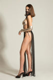 Fancy Dancer Costume Black/Gold (Mgp6456)
