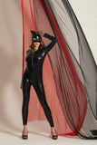 Fancy Leather Cat Girl Costume BLACK (Mgp6330)