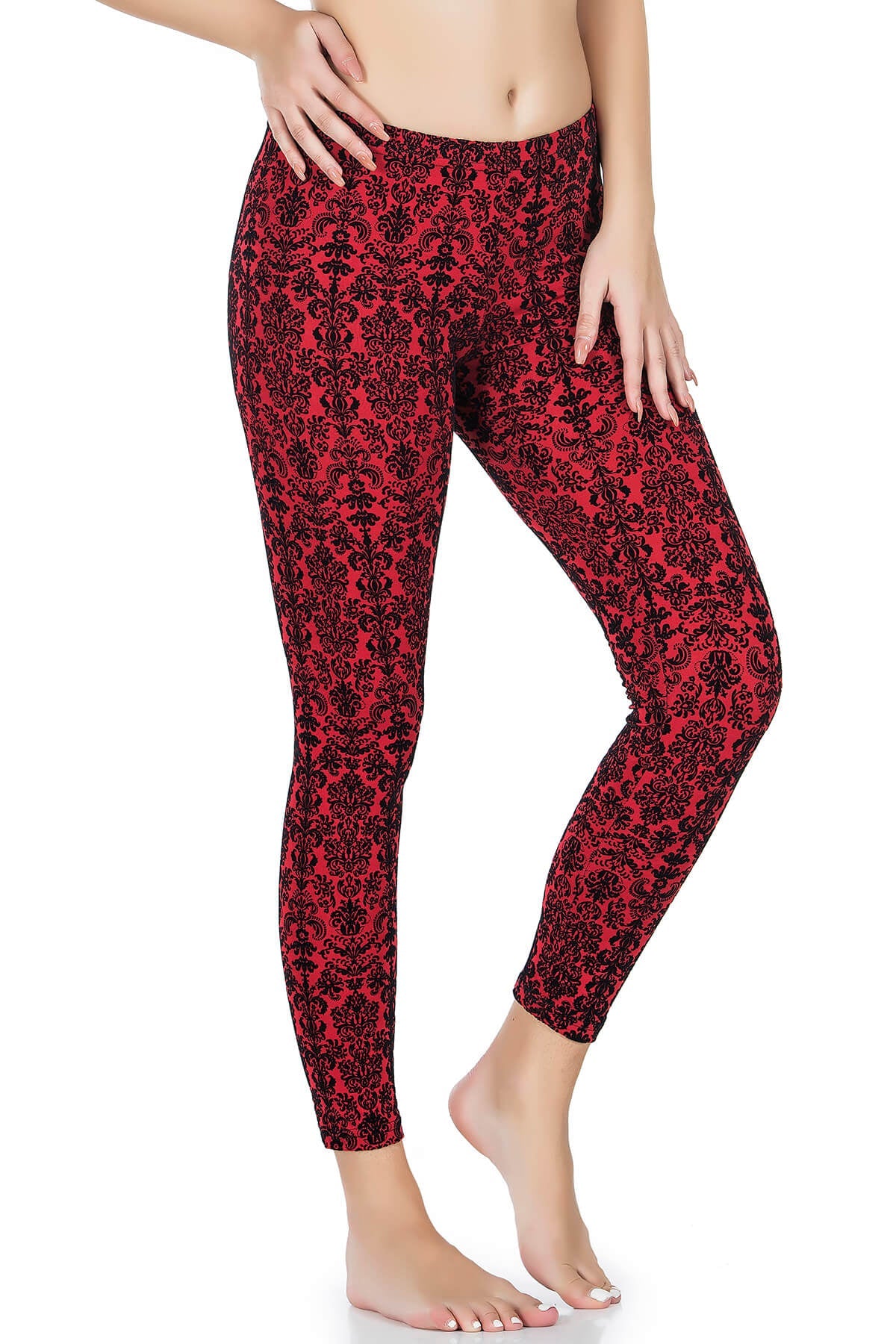 Folienmuster Damen Leggings 457