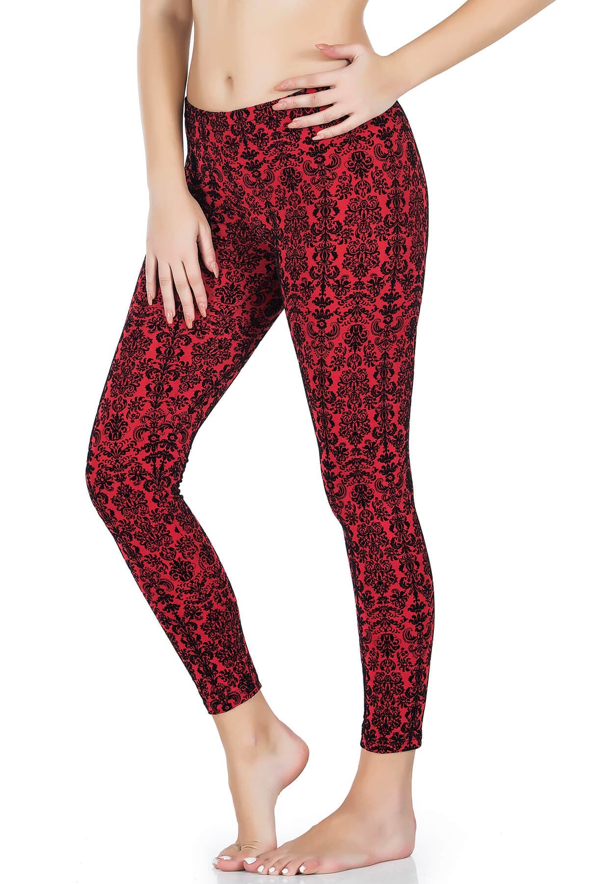 Folienmuster Damen Leggings 457