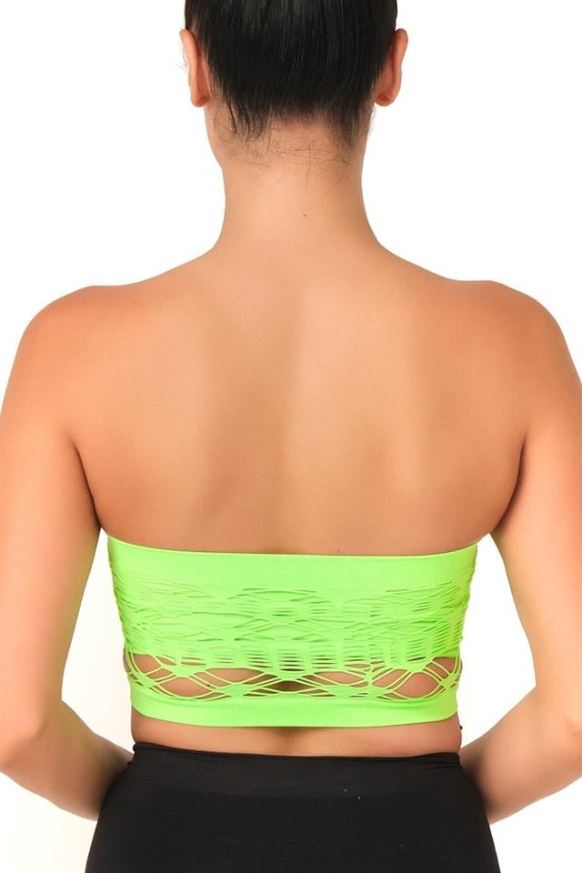 Green  4050 Double Braided Strapless Corset
