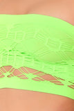 Green  4050 Double Braided Strapless Corset