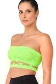 Green  4050 Double Braided Strapless Corset