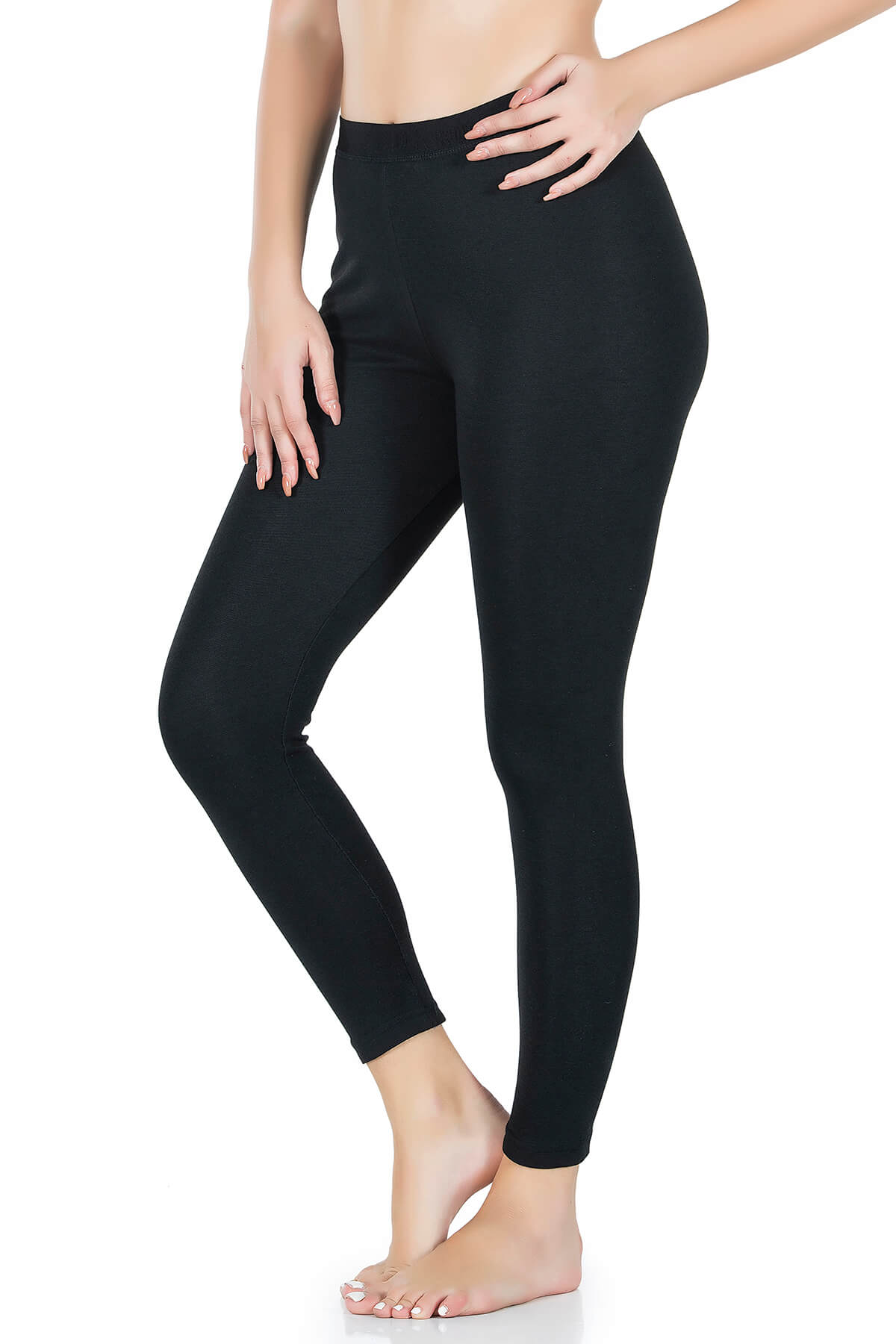 Lange Leggings mit hoher Taille für Damen 410