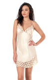 Ivory Satin Nightgown