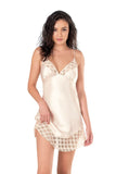 Ivory Satin Nightgown