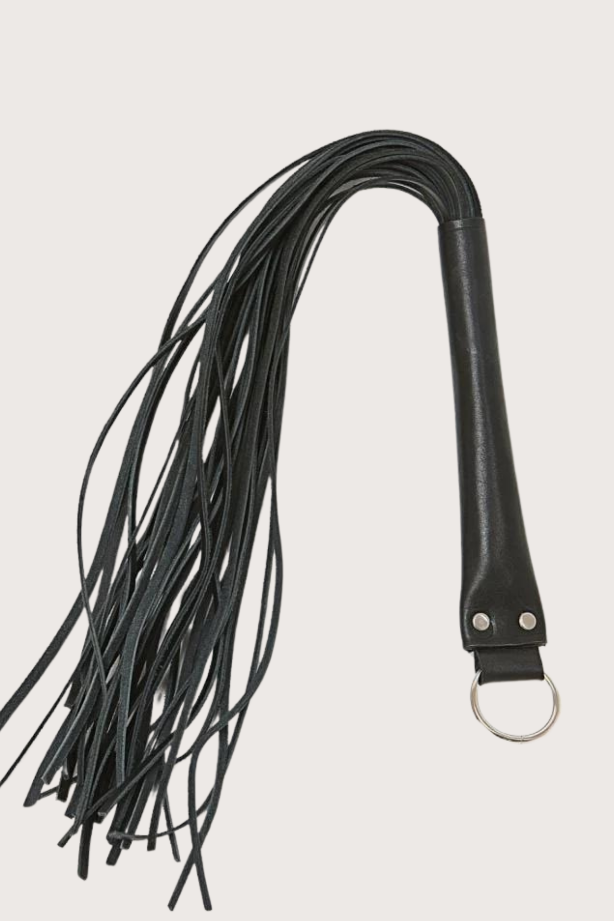 Leder Fancy Harness Schwarz Peitschenring 800758 S