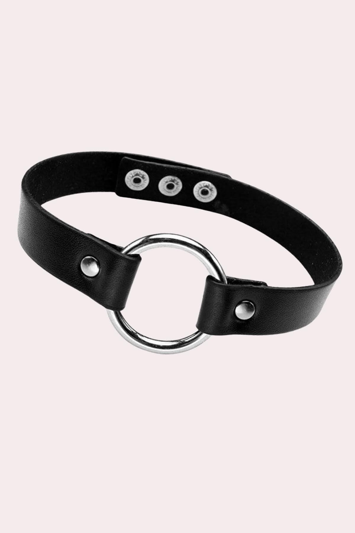 Sexy Lederaccessoire mit Krawatte H09