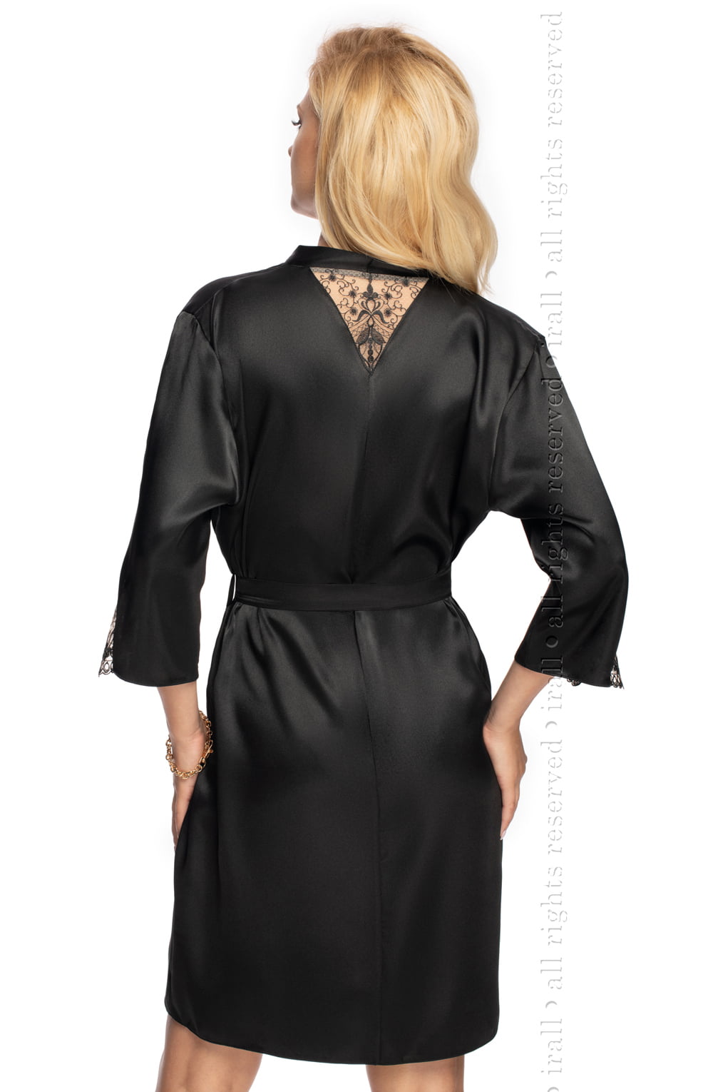 Irall Mallory Dressing Gown Black