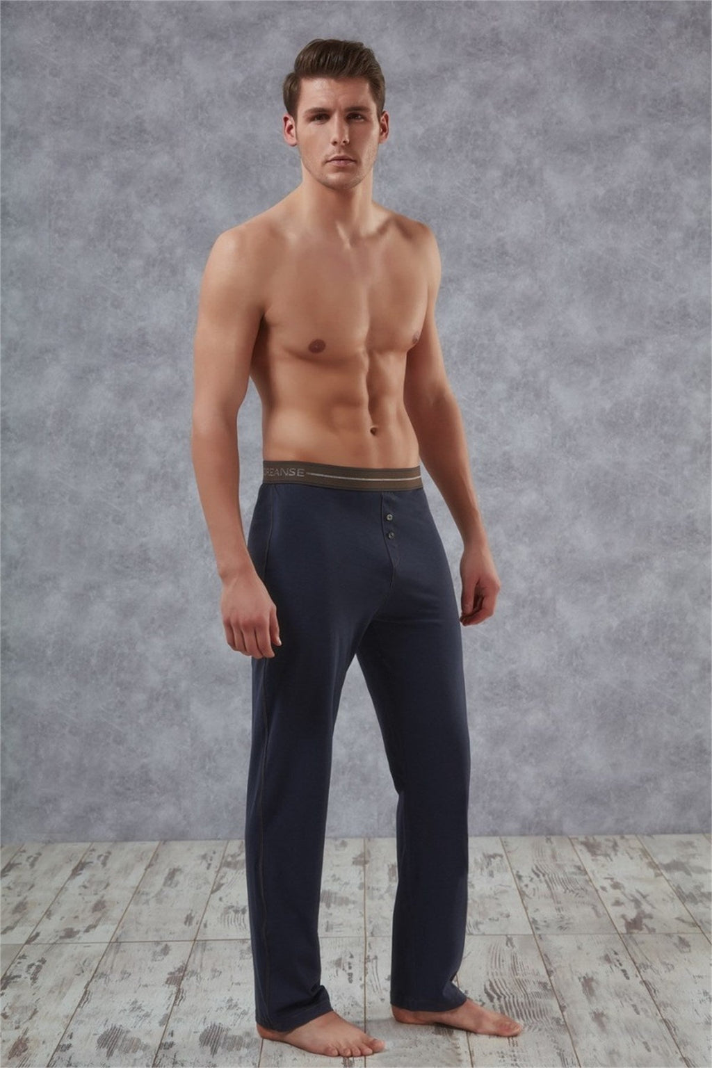 Herren Baumwollhose mit Vorderknöpfen 1955