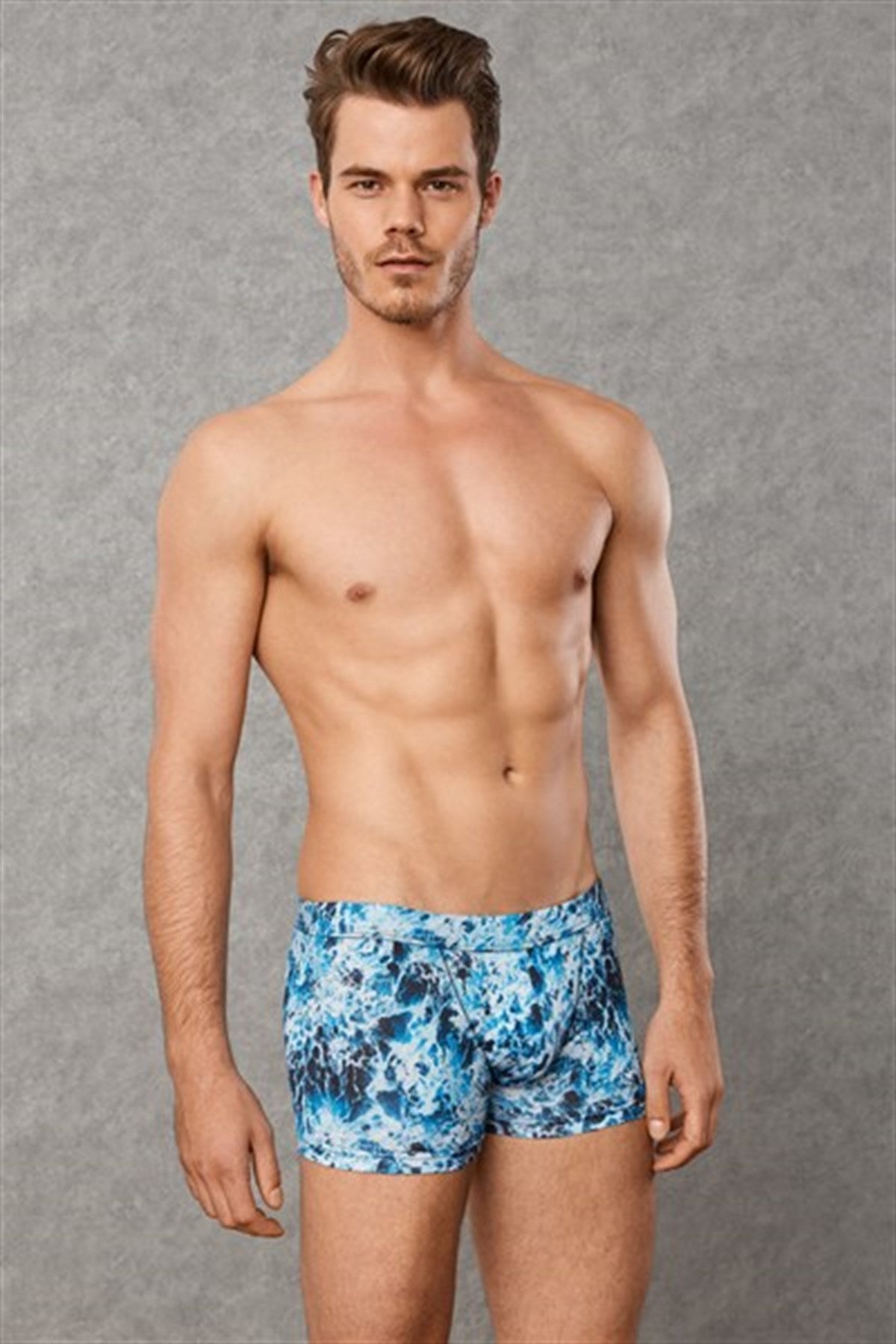 Bedruckte Modal-Boxershorts für Herren 1805