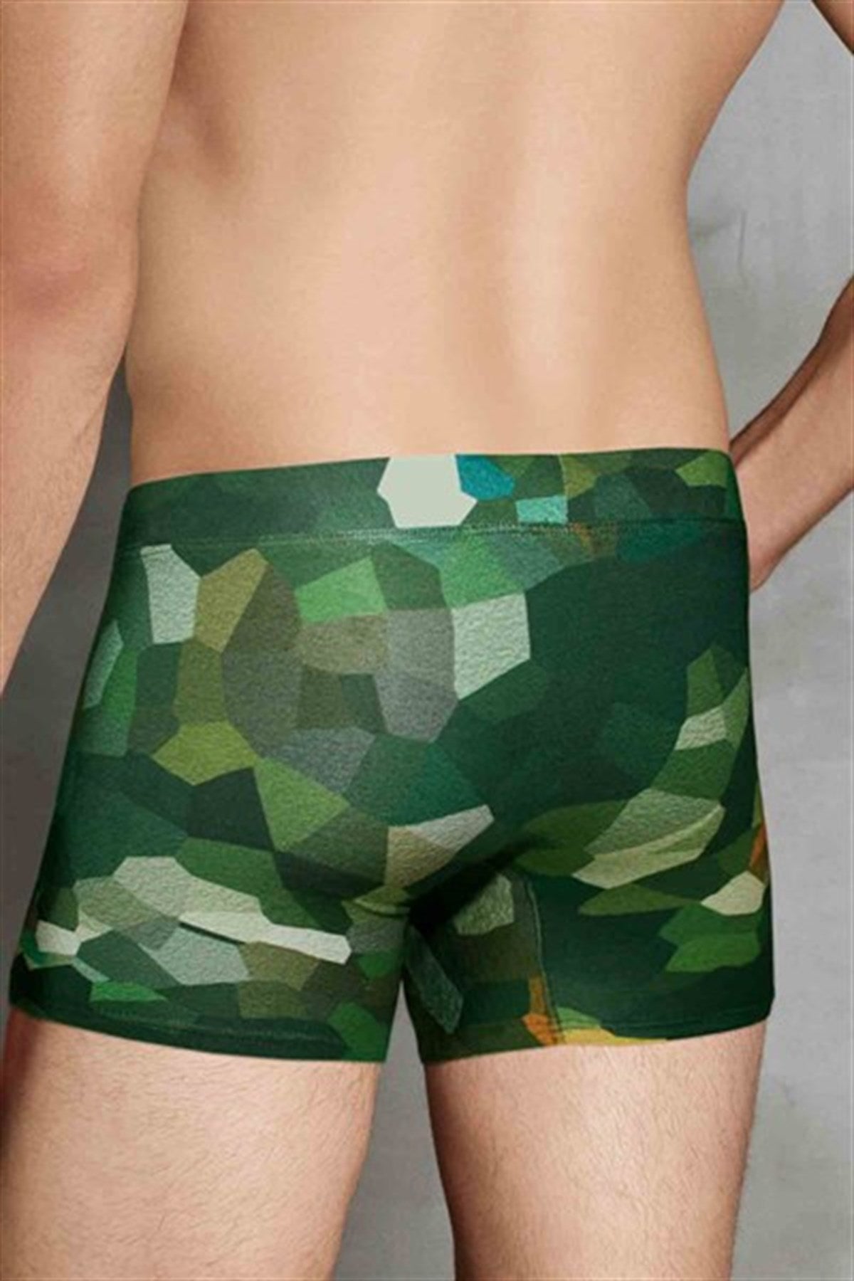 Herren-Boxershorts aus Modal mit Aufdruck und normalem Bein 1804