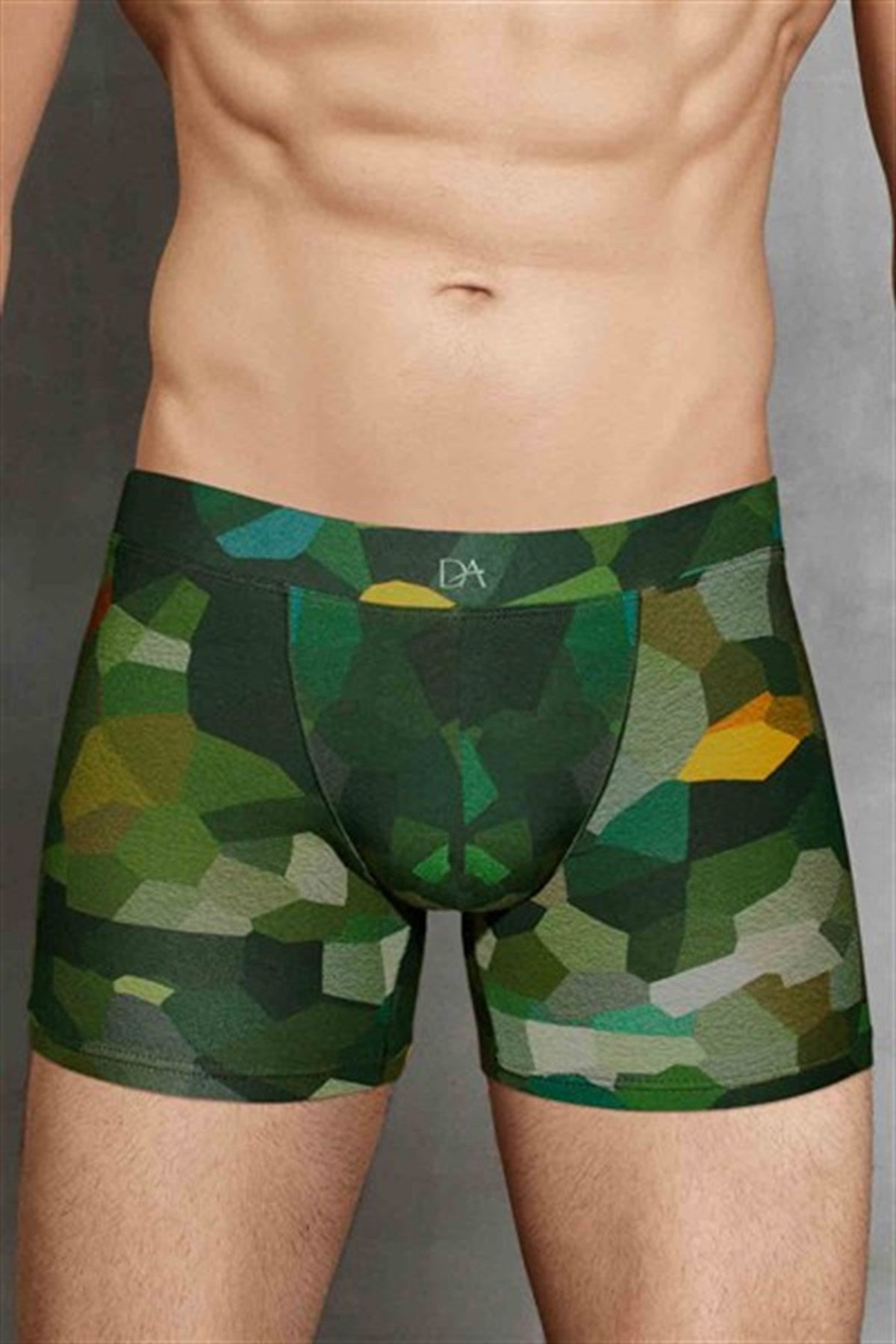 Herren-Boxershorts aus Modal mit Aufdruck und normalem Bein 1804