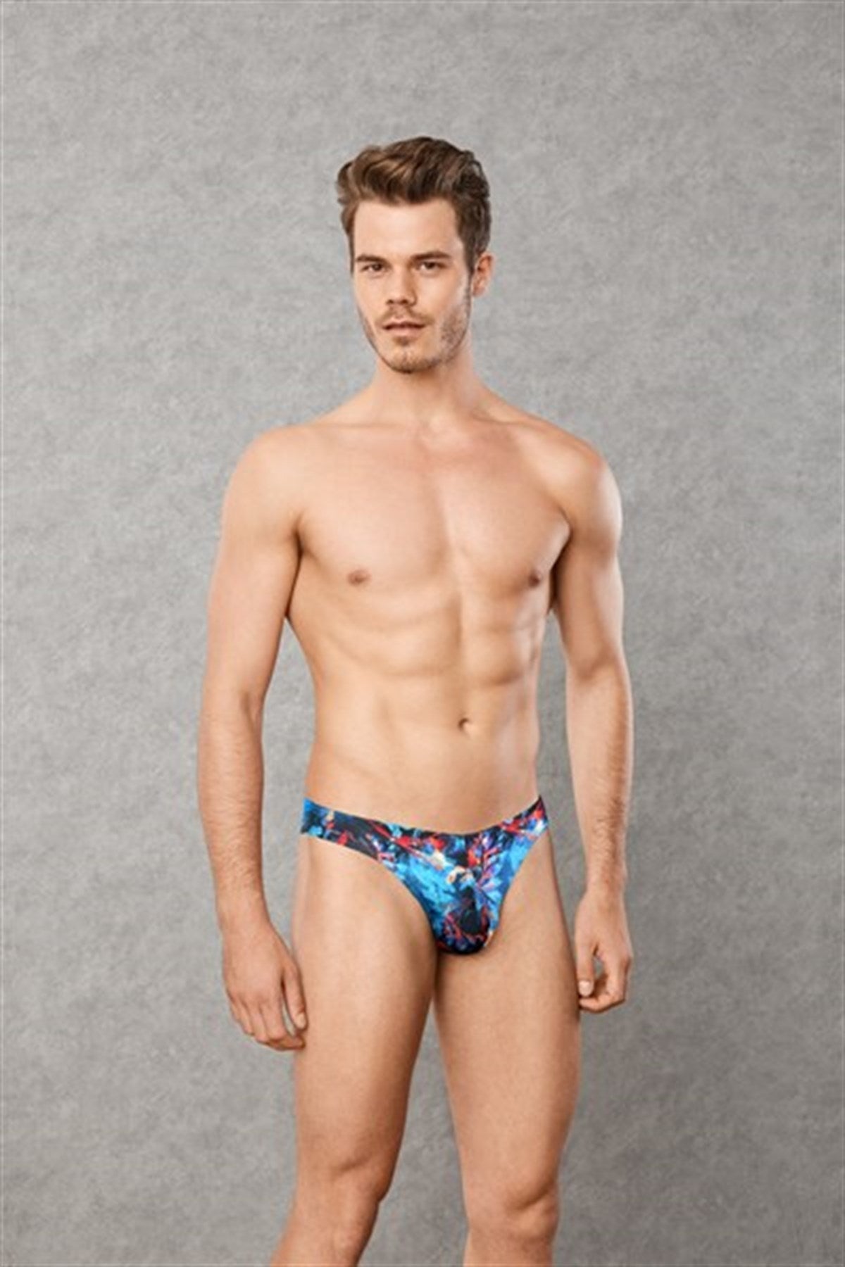 Men's Modal Printed Thong String 1341