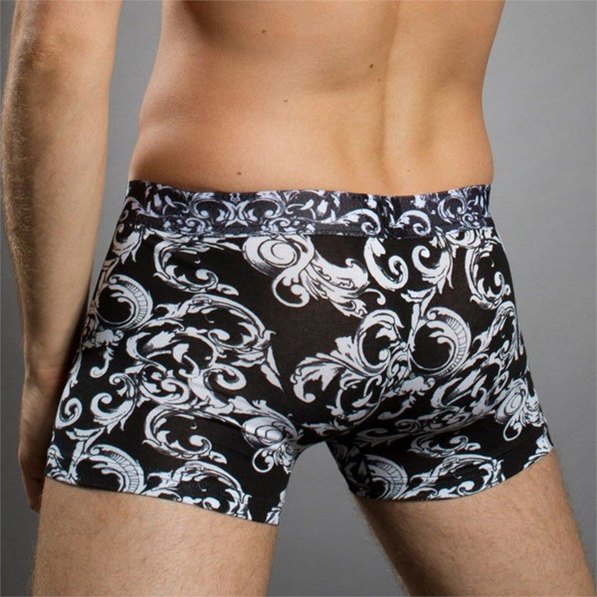 Herren-Boxershorts mit Rokoko-Muster 1888