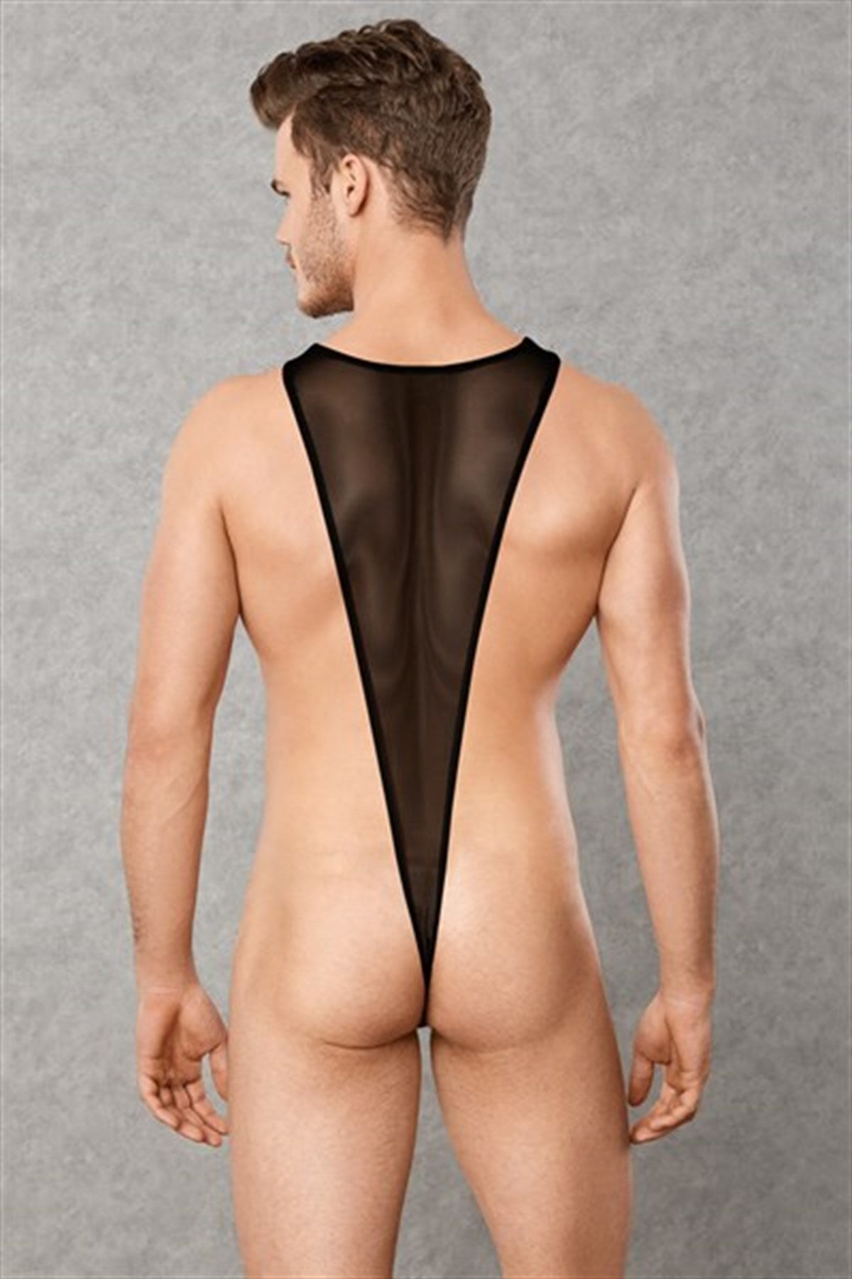 Transparenter Herrenbody 3014