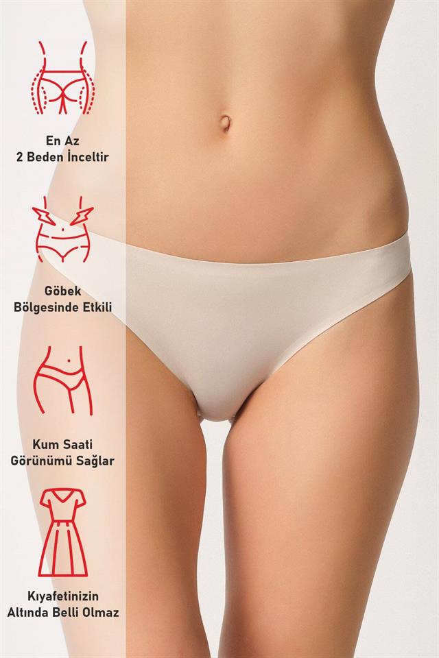 Mink  2802 Bonding Laser Cut String Panties