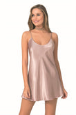Mink Short Satin Nightgown