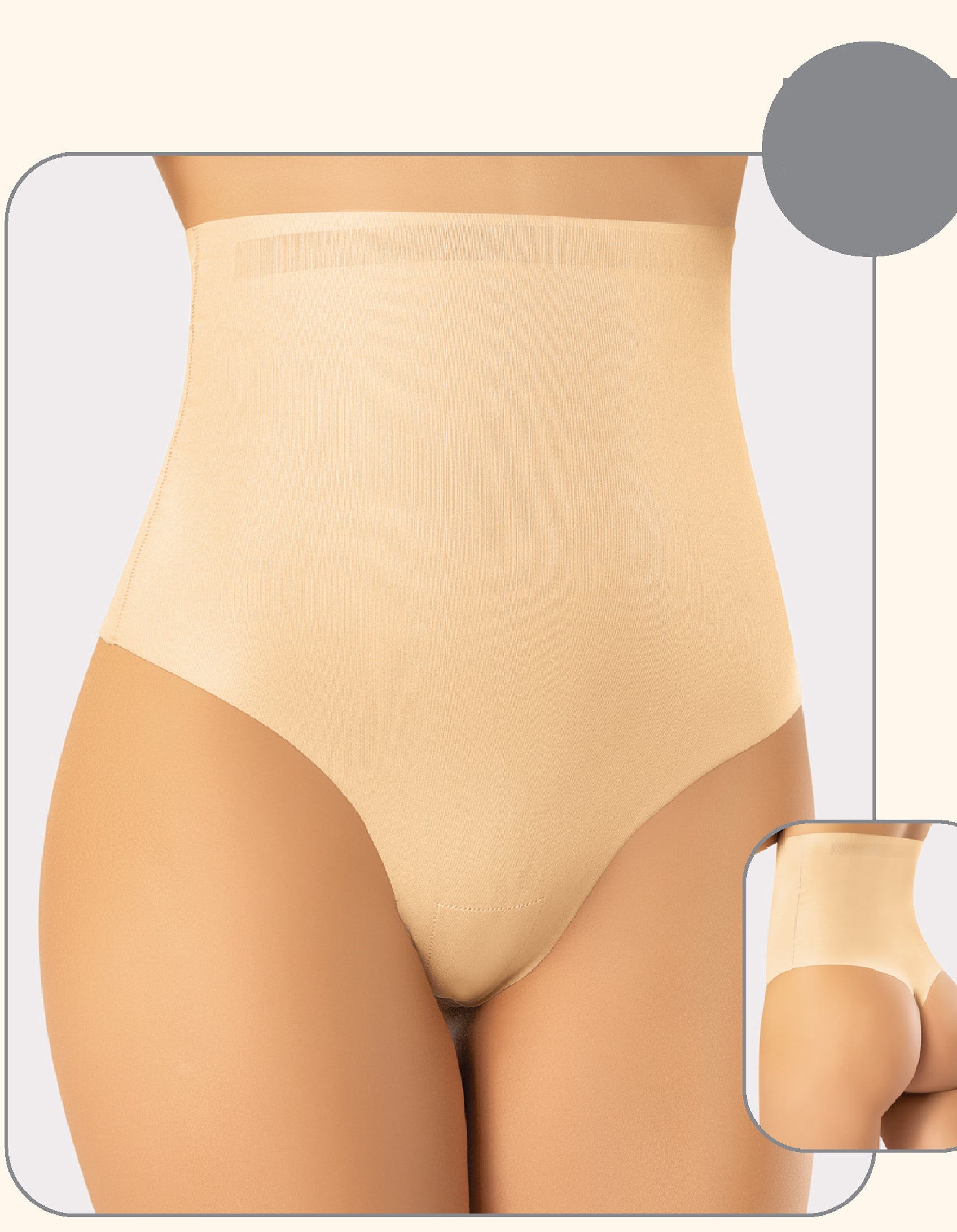Miss Flex Ten Laser Cut High Waist String 6005