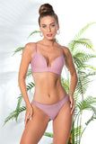 Neckline Bra and Striking Set Pink (Mgp31772)
