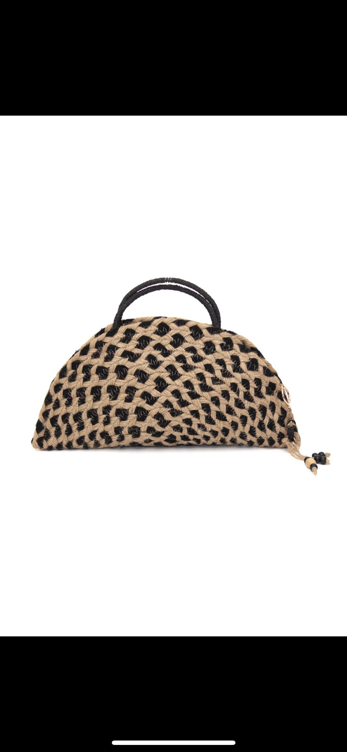 Paper Yarn Bag Beach Bag Handmade clutch