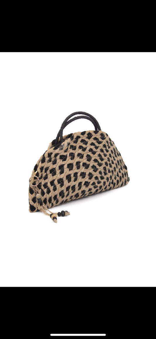 Paper Yarn Bag Beach Bag Handmade clutch