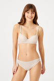 Patterned Supported Bra Panty Set