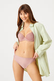 Patterned Supported Bra Panty Set