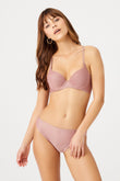 Patterned Supported Bra Panty Set