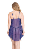 Plus Size Saks Short Lace Nightgowns