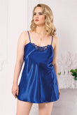 Plus Size Scissor Short Satin Nightgowns