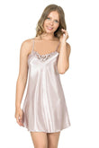 Powder Short Satin Nightgown