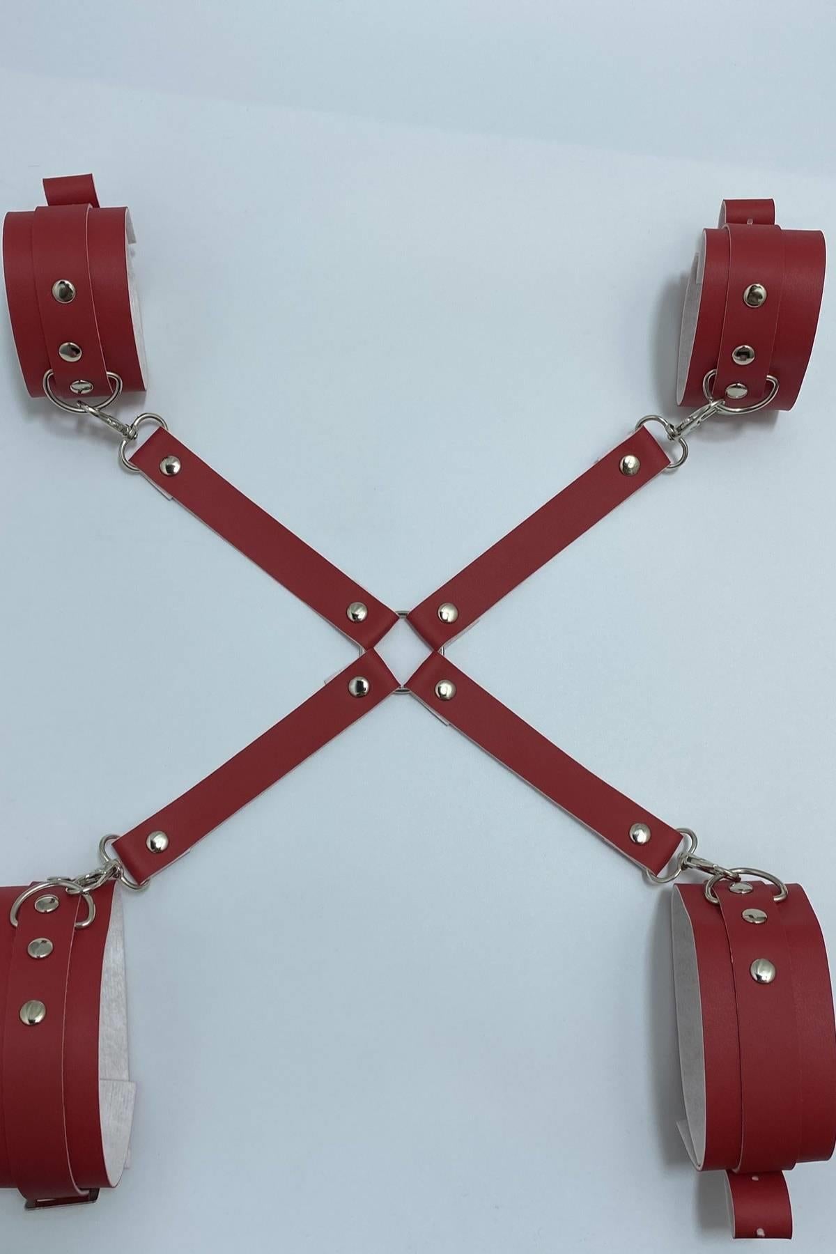 Rote Arm- und Beinklemme Ce Set 800215