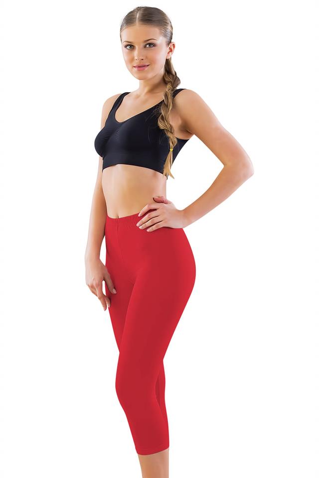 Rote Mi 7300 Big Capri Leggings
