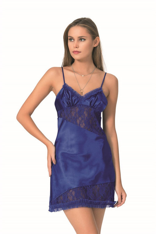 Saks Short Satin Nightgown