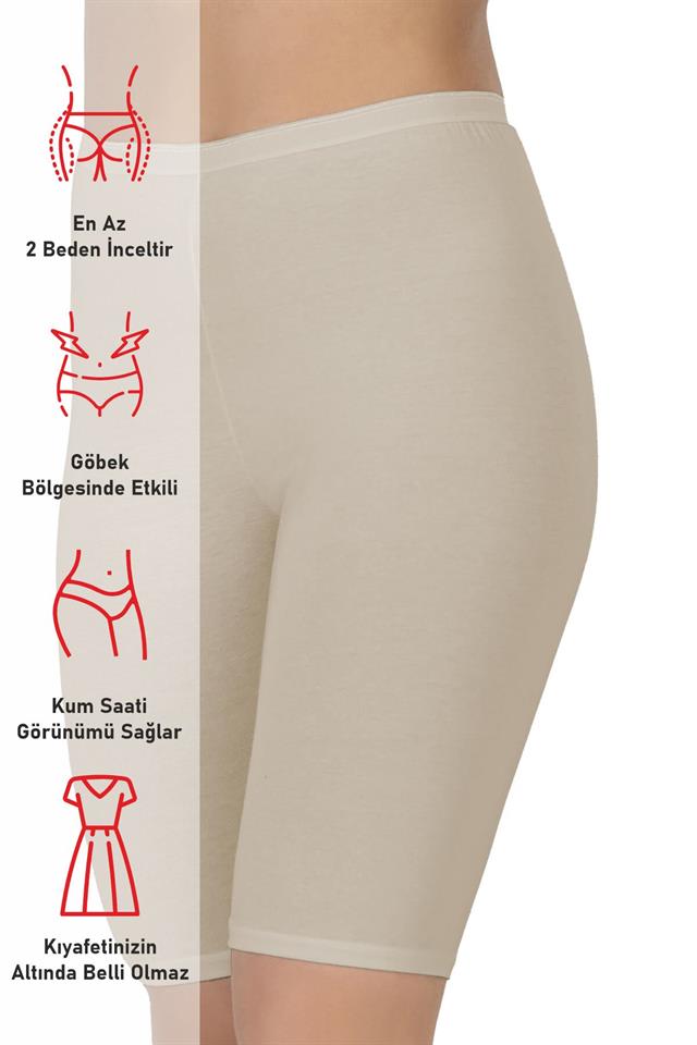 Hellbraune Laptop-Leggings aus Modal-Baumwolle 1431